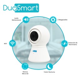 Cámara inteligente con movimiento PT WiFi E20