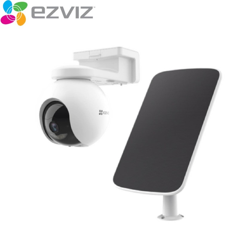 Kit de Cámara de Batería Recargable y Panel Solar ezviz CS-HB8/K