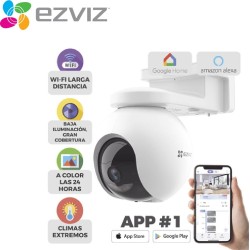 Kit de Cámara de Batería Recargable y Panel Solar ezviz CS-HB8/K