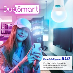 Foco inteligente multicolor RGB WiFi S10